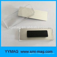 Porte-badge en forme de mousse vierge en plastique de 76x26 mm de haute qualité